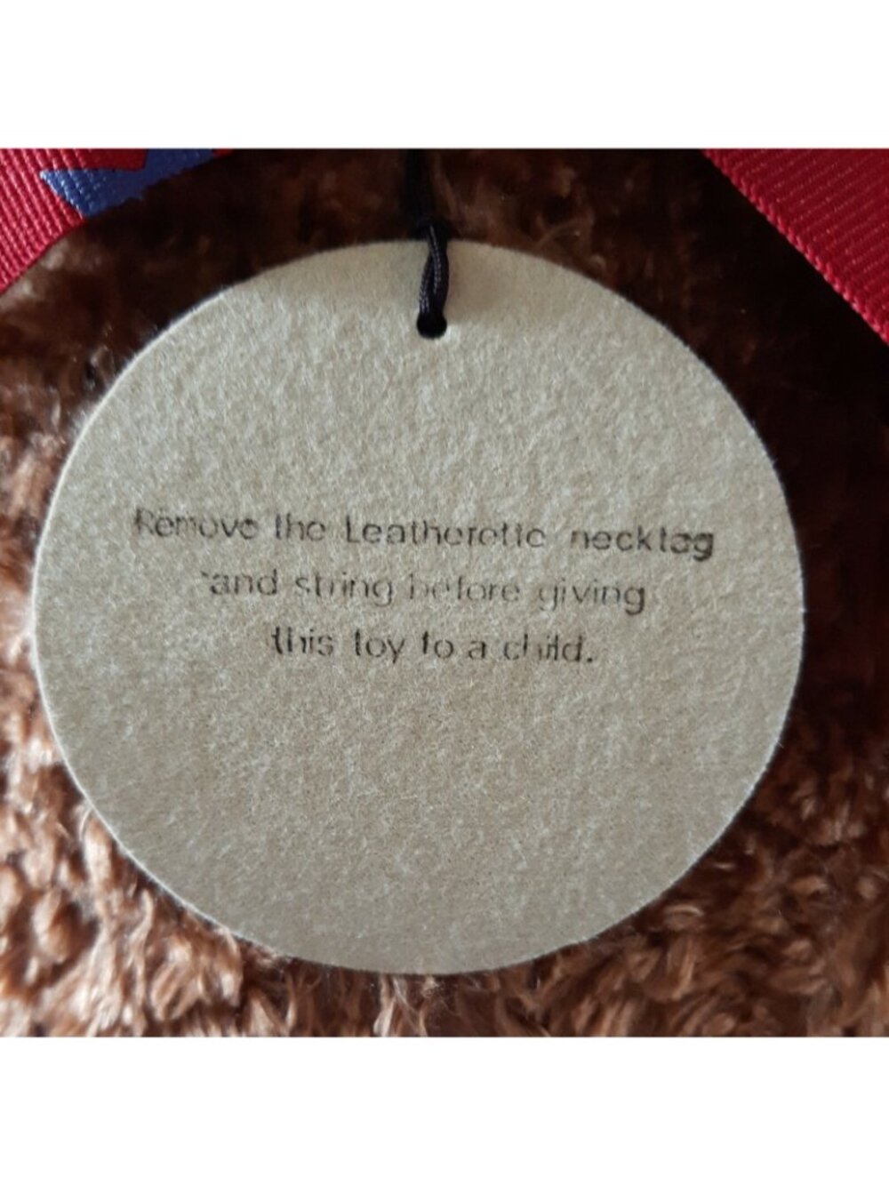 25" Teddy Bear 100th Anniversary 2002 Gund Plush Brown Stuffed Animal - Picture 3 of 7
